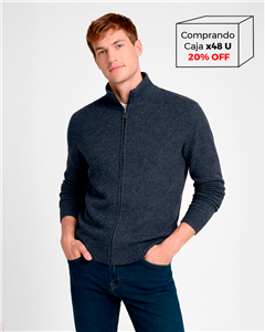 8108 - Campera Tejida Mouline TALLE ESPECIAL